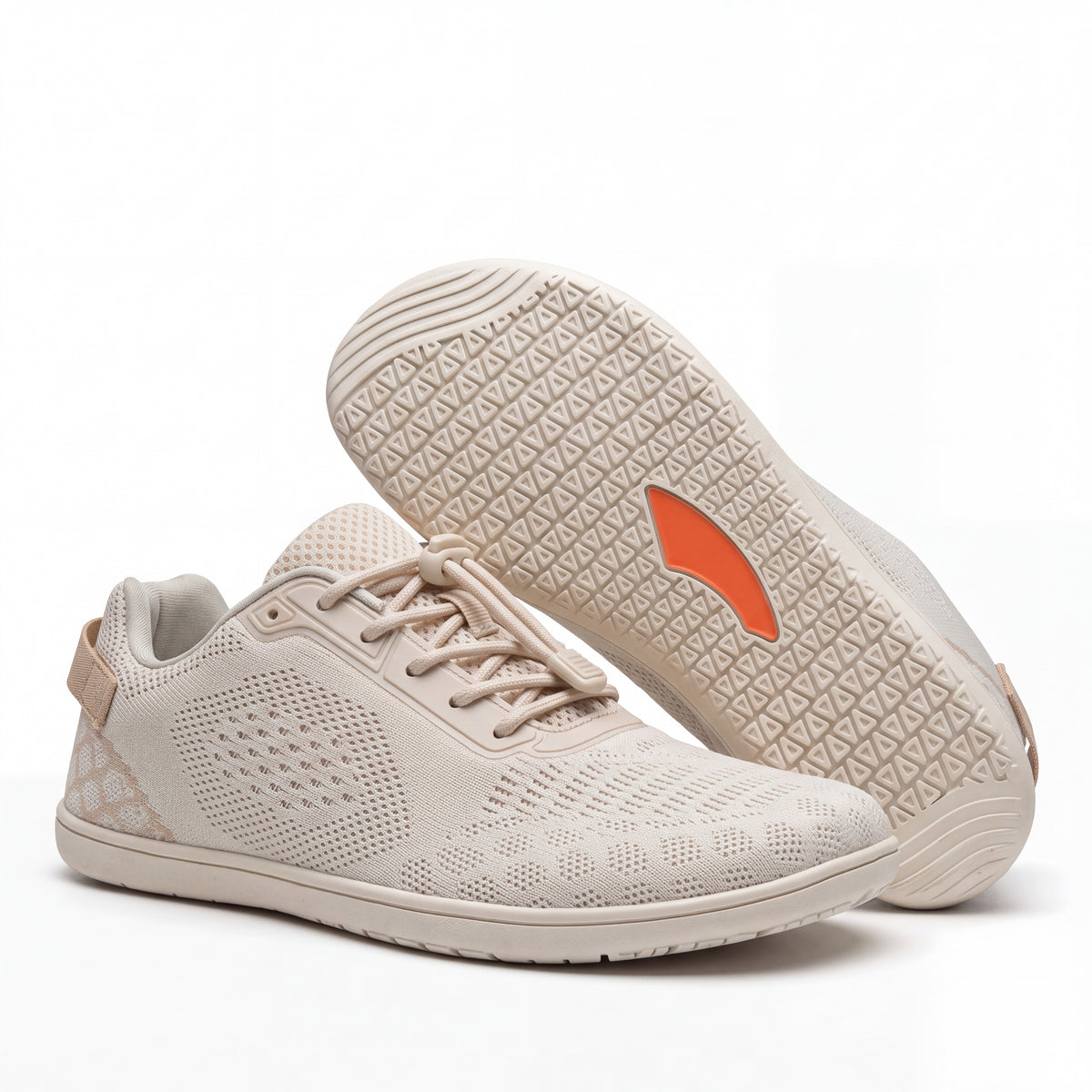 Zapatilla de punta ancha y azuela plana para hombres · Negro